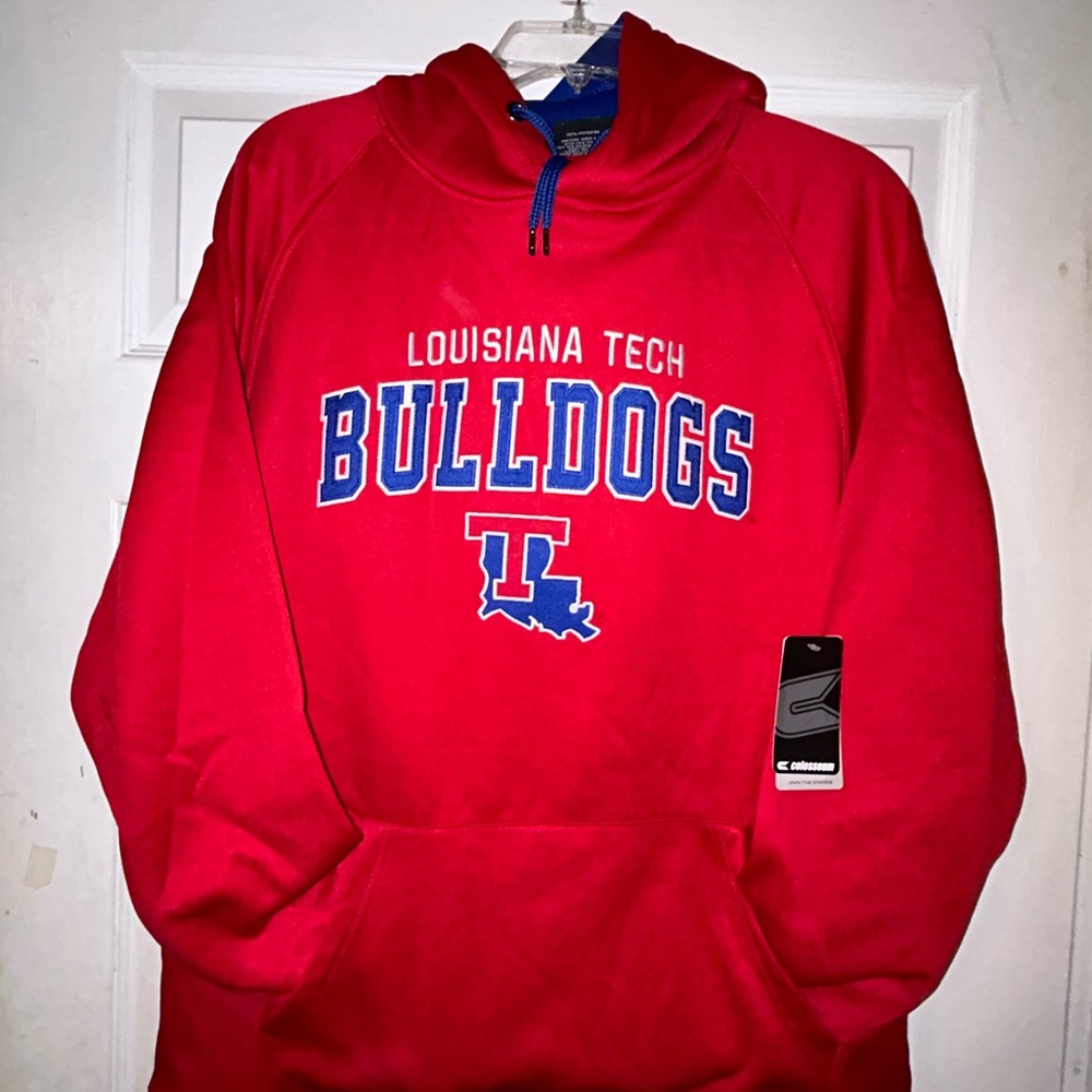 🐶🏟️ Louisiana Tech University Bulldogs Marquee Varsity Hoodie 🏟️🐶